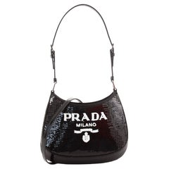 Used Prada Cleo Shoulder Bag Sequins Small
