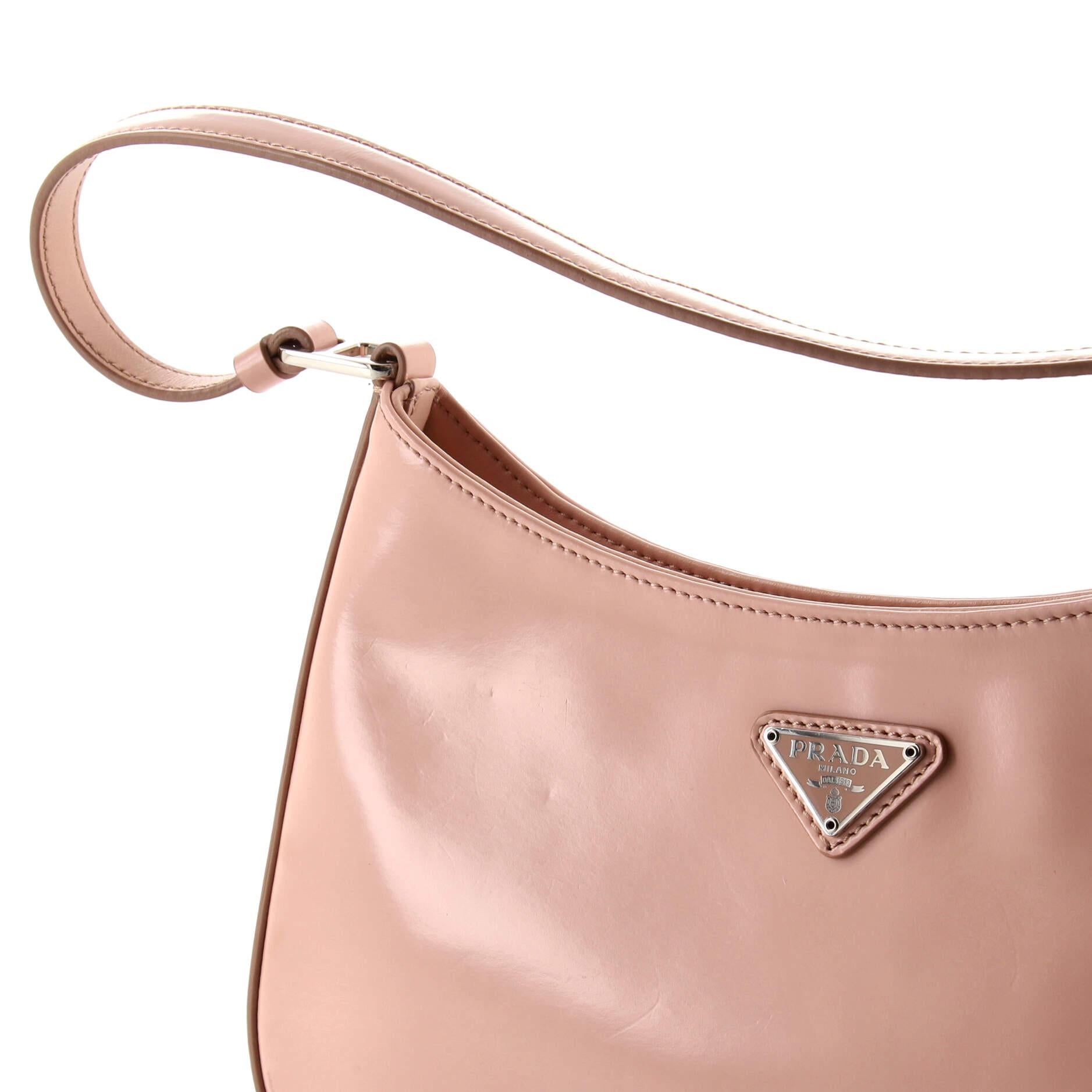 Prada Cleo Shoulder Bag Spazzolato Leather Medium 4