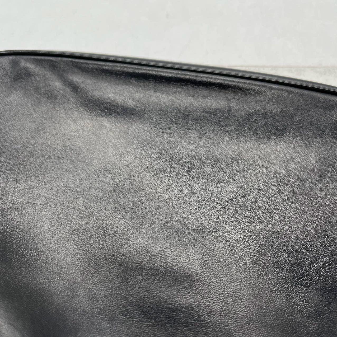 Prada Cleo Vintage Black Leather Gold Hardware 14