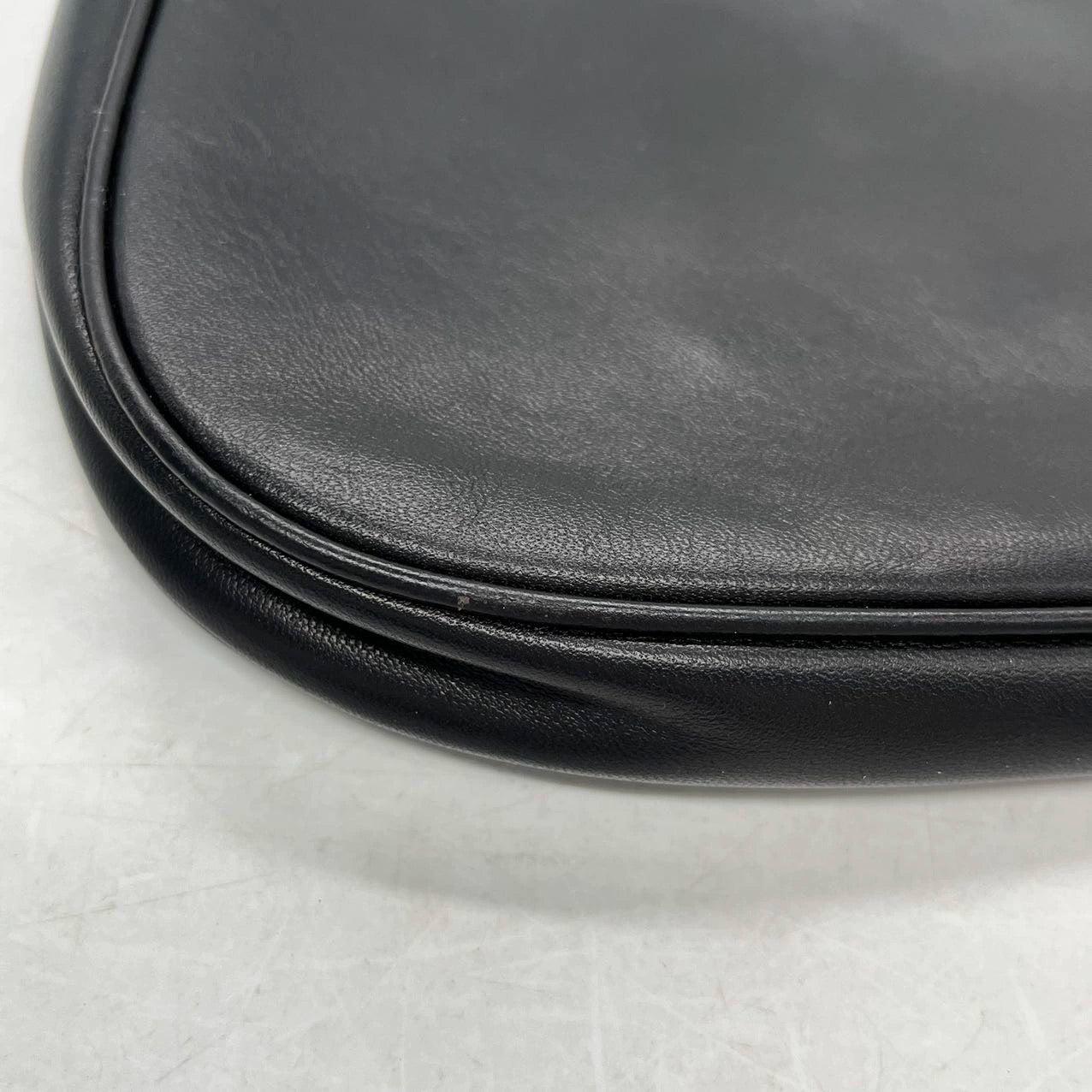Prada Cleo Vintage Black Leather Gold Hardware 15