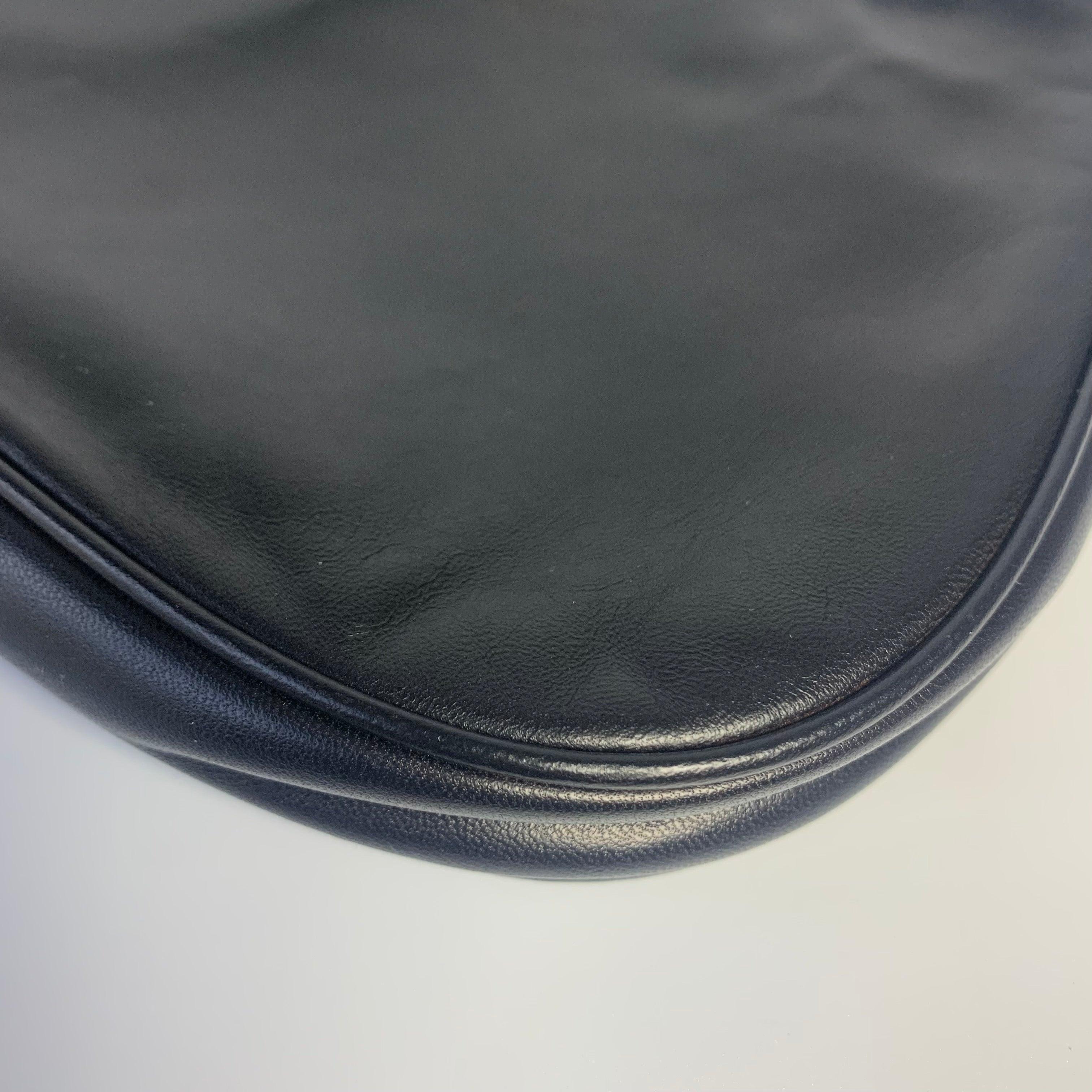 Prada Cleo Vintage Black Leather Gold Hardware 5