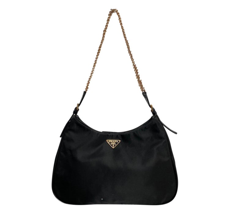 Prada Nylon Prada Cleo Bag Vintage Prada Cleo Vintage Nylon Black Bag