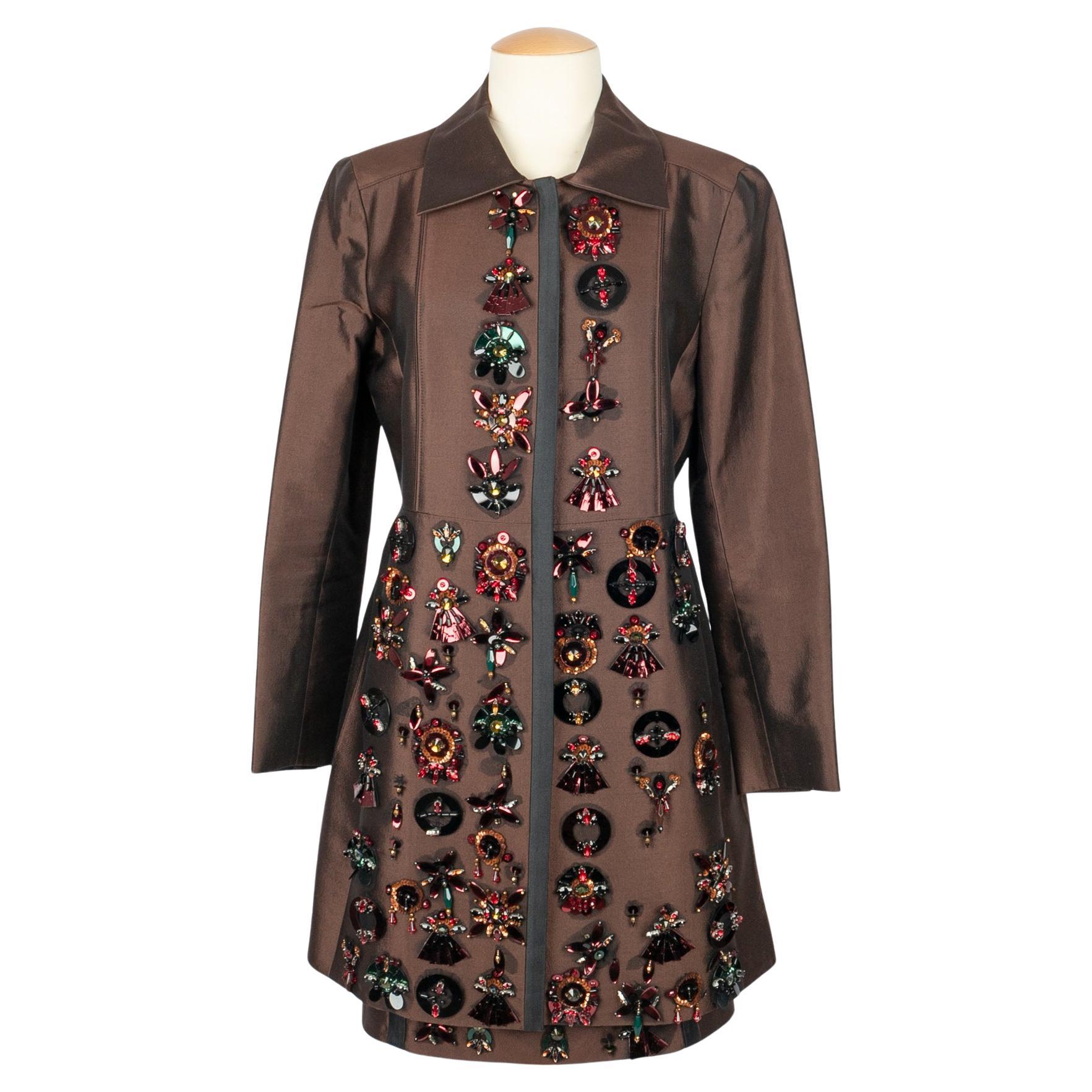 Prada coat and skirt Summer 2005 For Sale