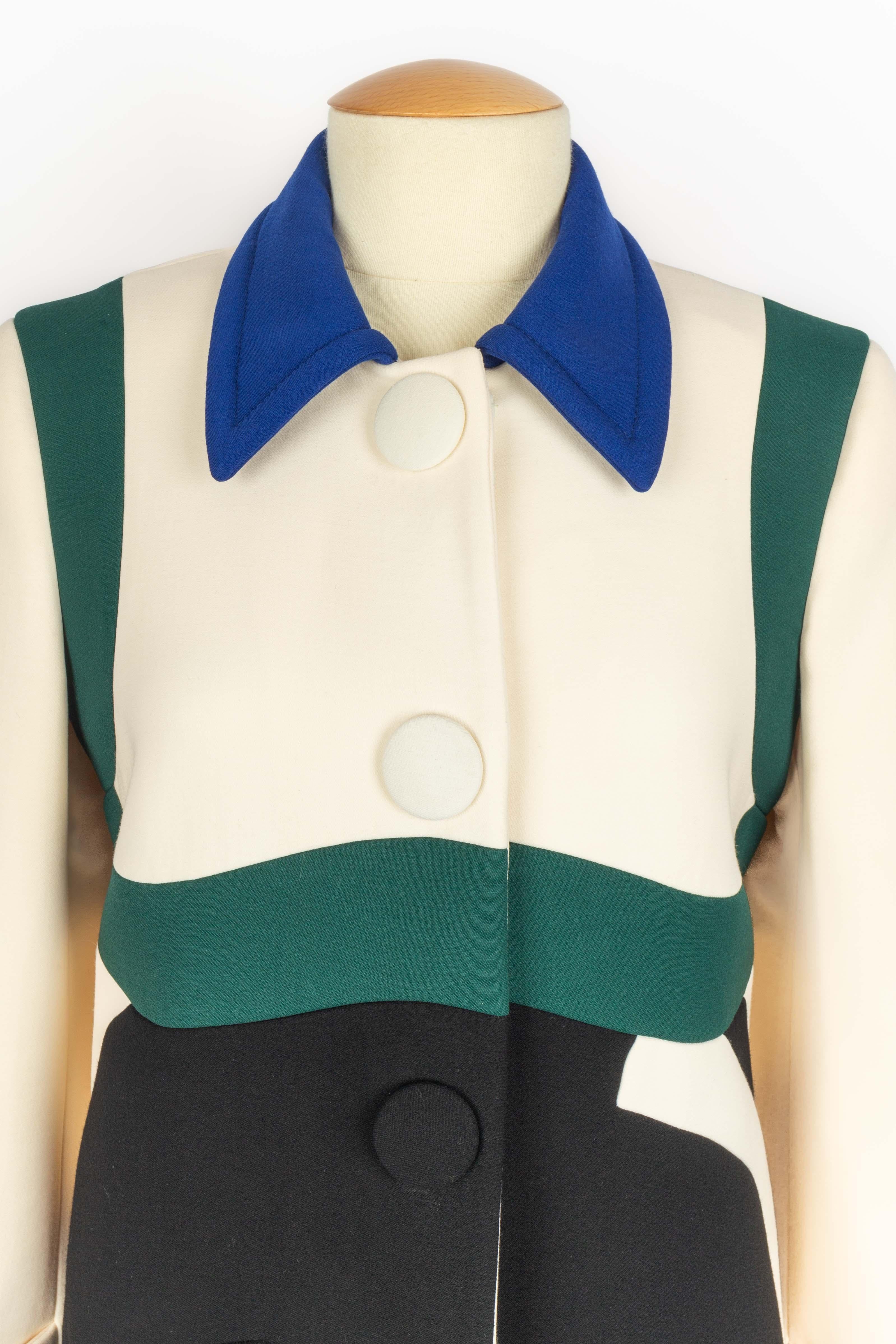 White Prada coat Summer 2014 For Sale