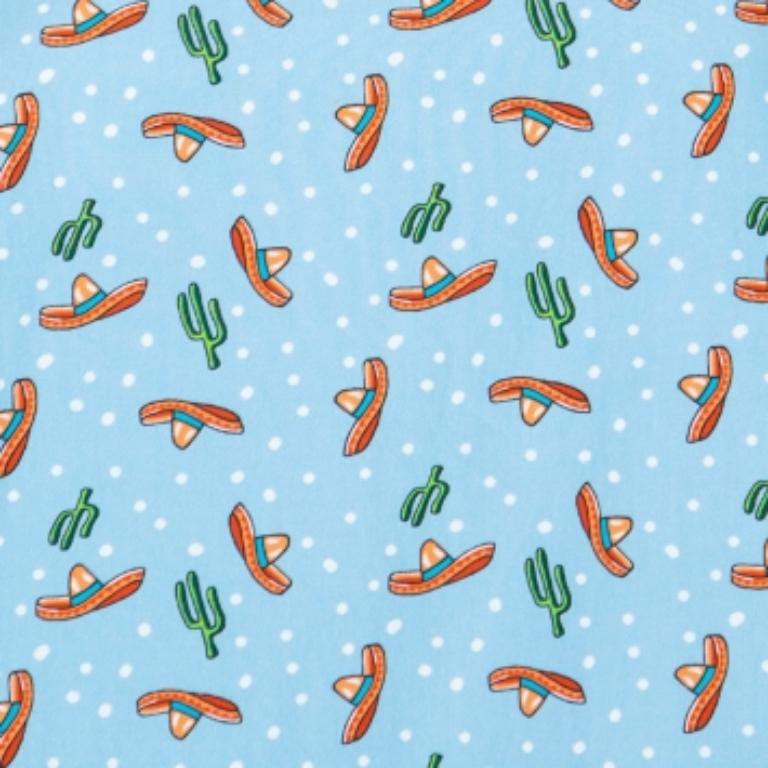 Prada Colorblock Cactus Sombrero Print Cotton& Silk T-Shirt XS 1