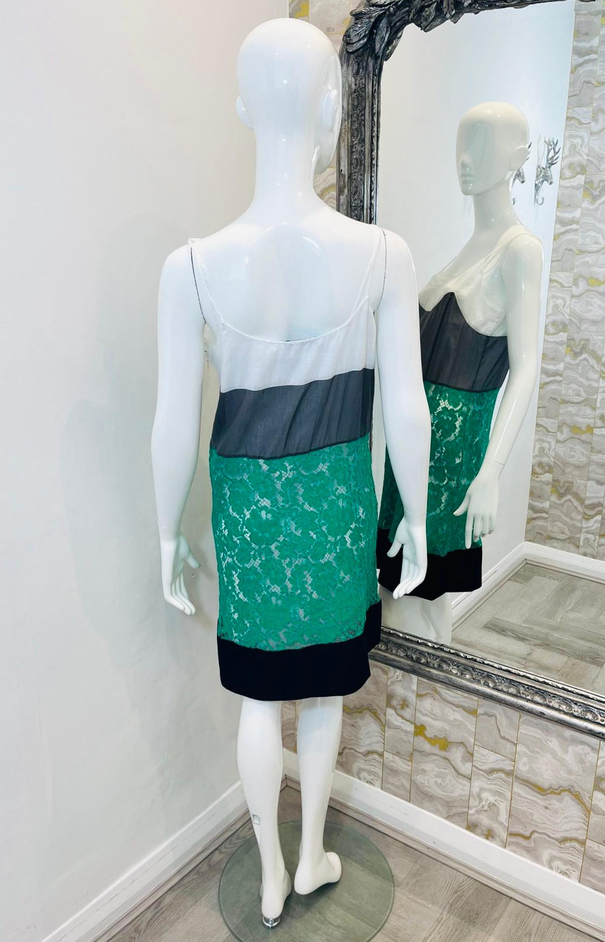 Women's Prada Colorblock Cotton Dress