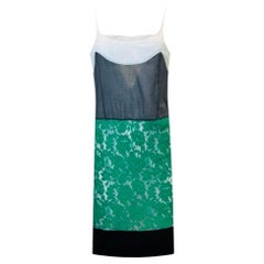 Prada Colorblock Cotton Dress