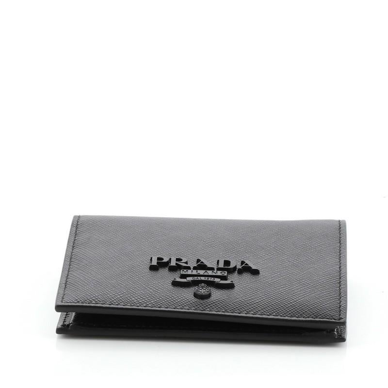 Prada monochrome wallet cheap