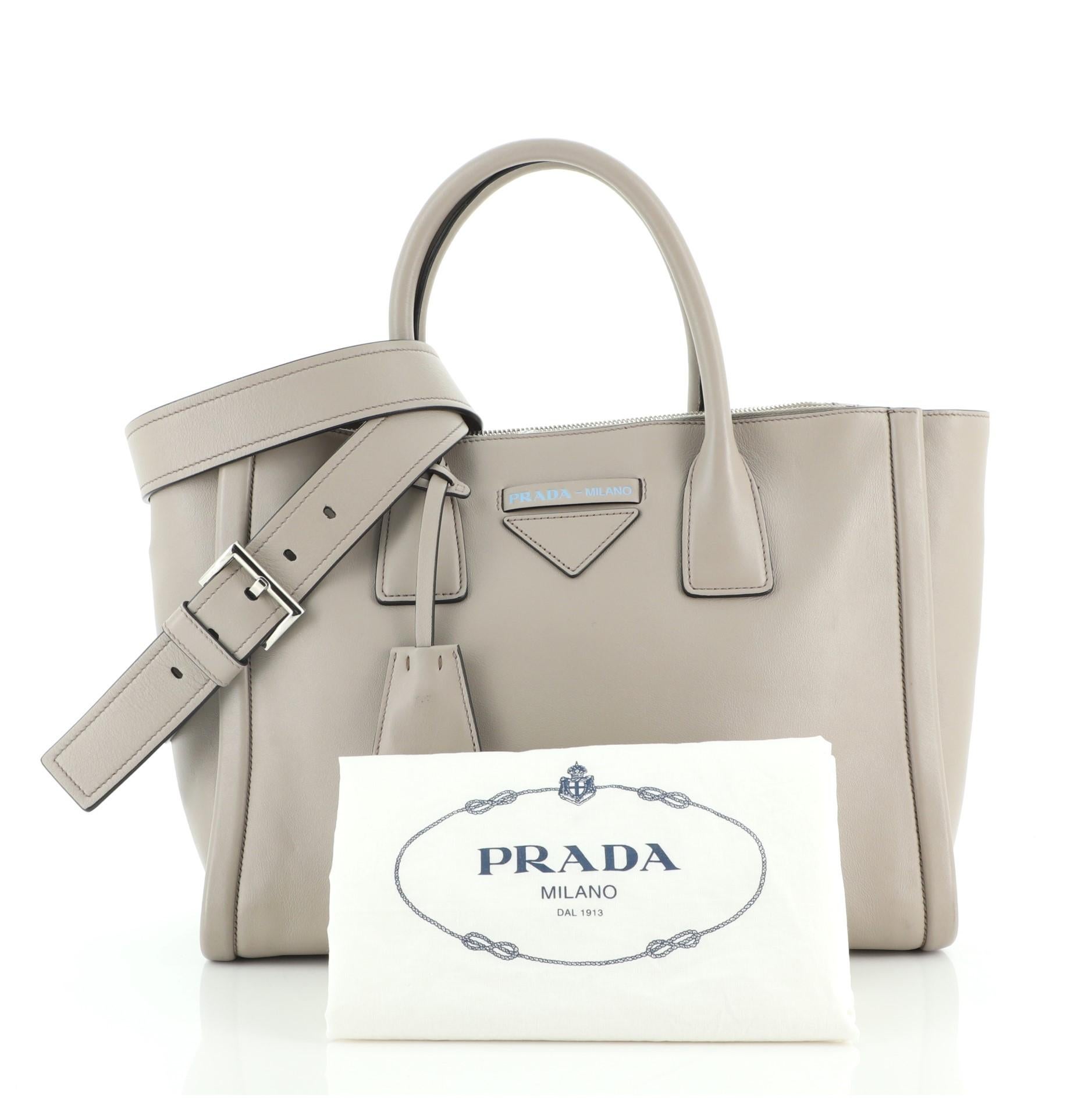 prada concept leather bag