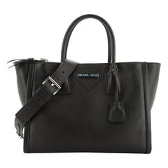 Prada Concept Double Zip Tote Calfskin Medium