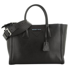 Prada Concept Double Zip Tote Calfskin Medium
