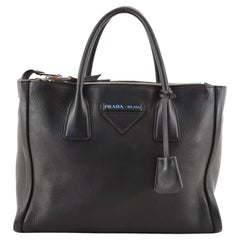 Prada Concept Double Zip Tote Calfskin Medium