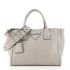 Prada Concept Double Zip Tote Calfskin Small