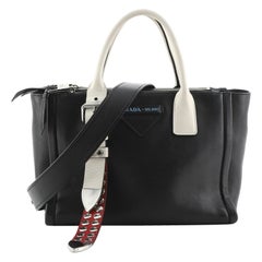 Prada Concept Double Zip Tote Calfskin Small