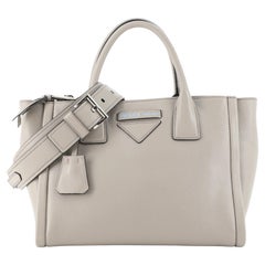 Prada Concept Double Zip Tote Calfskin Small