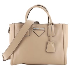 Prada Concept Double Zip Tote Calfskin Small