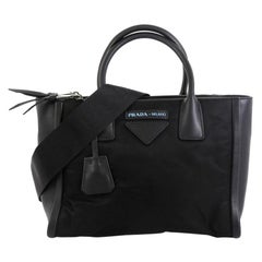 Prada Concept Double Zip Tote Tessuto Small