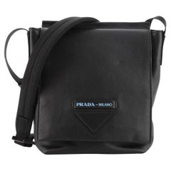 Prada Concept Flap Messenger Leather Small