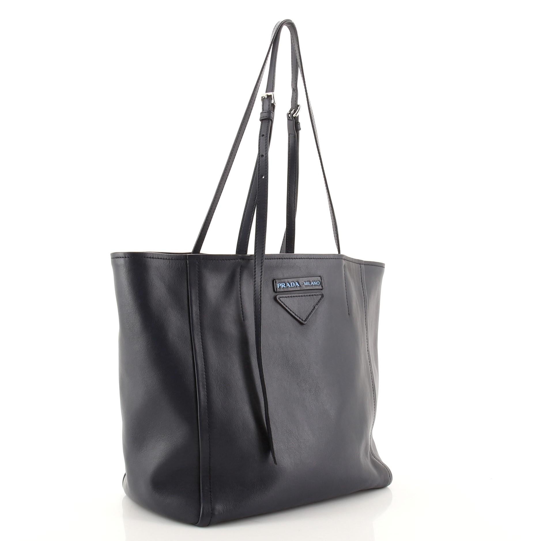 Prada Concept Open Tote Leather Small at 1stDibs
