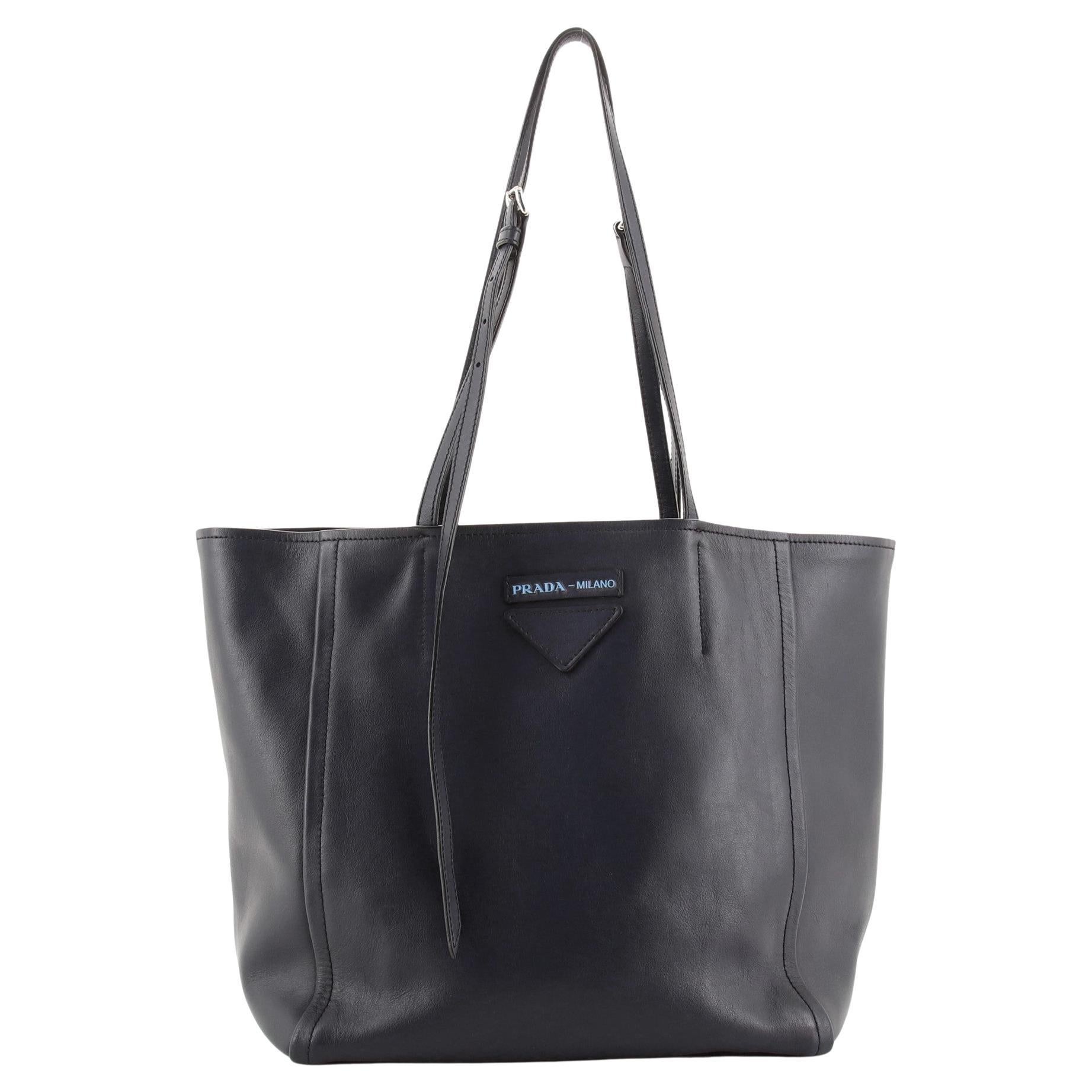 Prada Concept Open Tote Leather Small