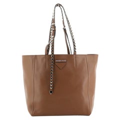 Prada Concept Open Tote Leather with Studded Detail Medium