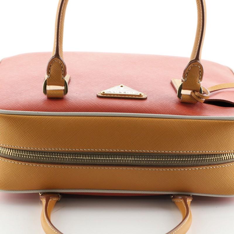 Women's or Men's Prada Convertible Bauletto Bag Multicolor Saffiano Leather Small 