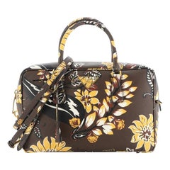 Prada Convertible Bauletto Bag Printed Saffiano Large