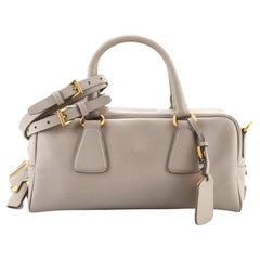 Prada Convertible Bauletto Tasche aus Saffianoleder Ost-West