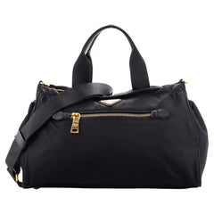 Prada Convertible Bauletto Tasche Tessuto Groß