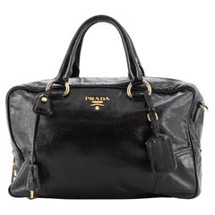 Prada Convertible Bauletto Bag Vitello Shine Medium