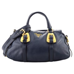 Prada Convertible Belted Satchel Soft Calf Medium