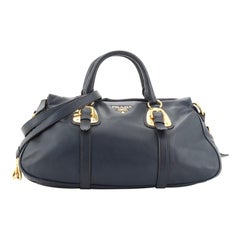 Prada Convertible Belted Satchel Soft Calf Small