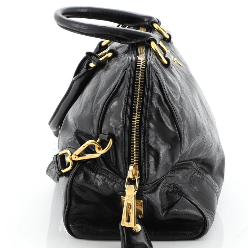 Prada Convertible Boston Bag Vitello Shine Medium  2