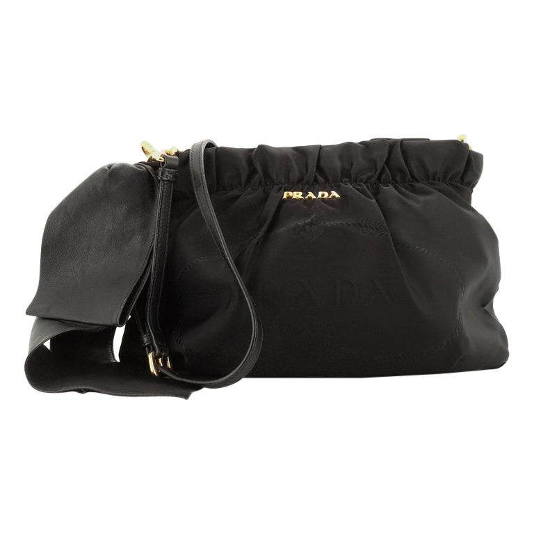 Prada Convertible Bow Tote Tessuto Medium For Sale