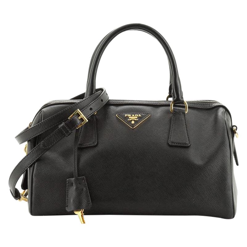 Prada Convertible Bowler Bag Saffiano Leather Medium 