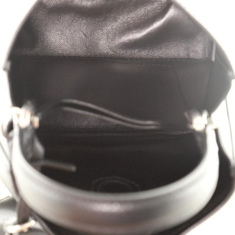 Women's or Men's Prada Convertible Bucket Bag Embellished Saffiano Leather Mini