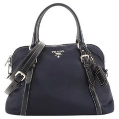  Prada Convertible Dome Satchel Tessuto with Leather Large