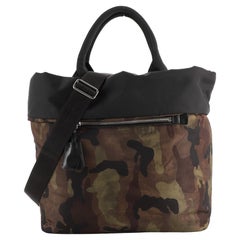 Umwandelbare Tessuto-Doppelhandtasche von Prada