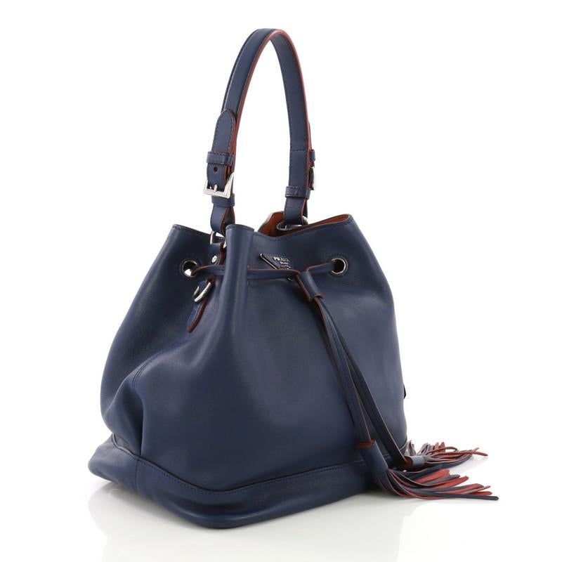 prada drawstring bucket bag