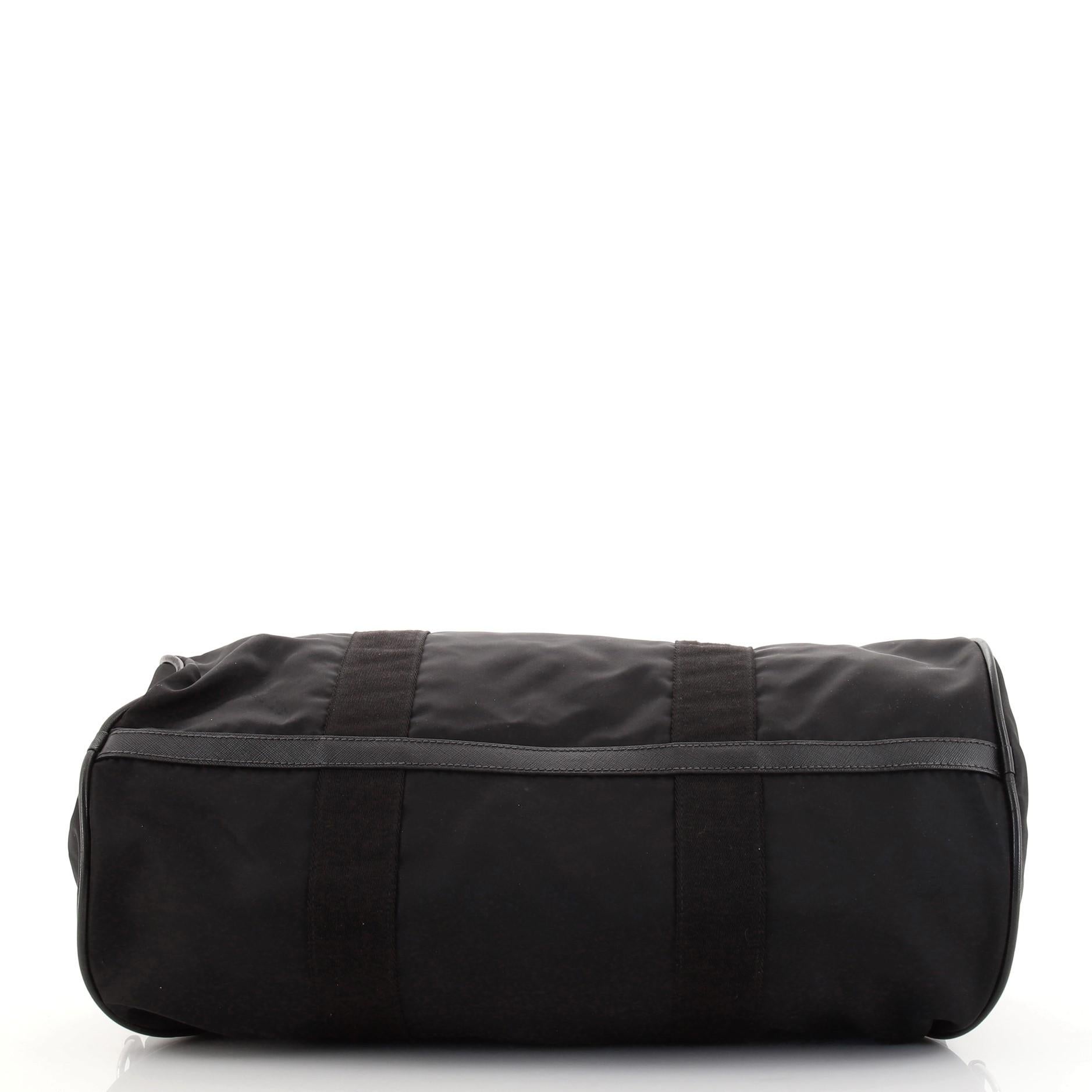 Prada Convertible Duffle Bag Tessuto In Good Condition In NY, NY