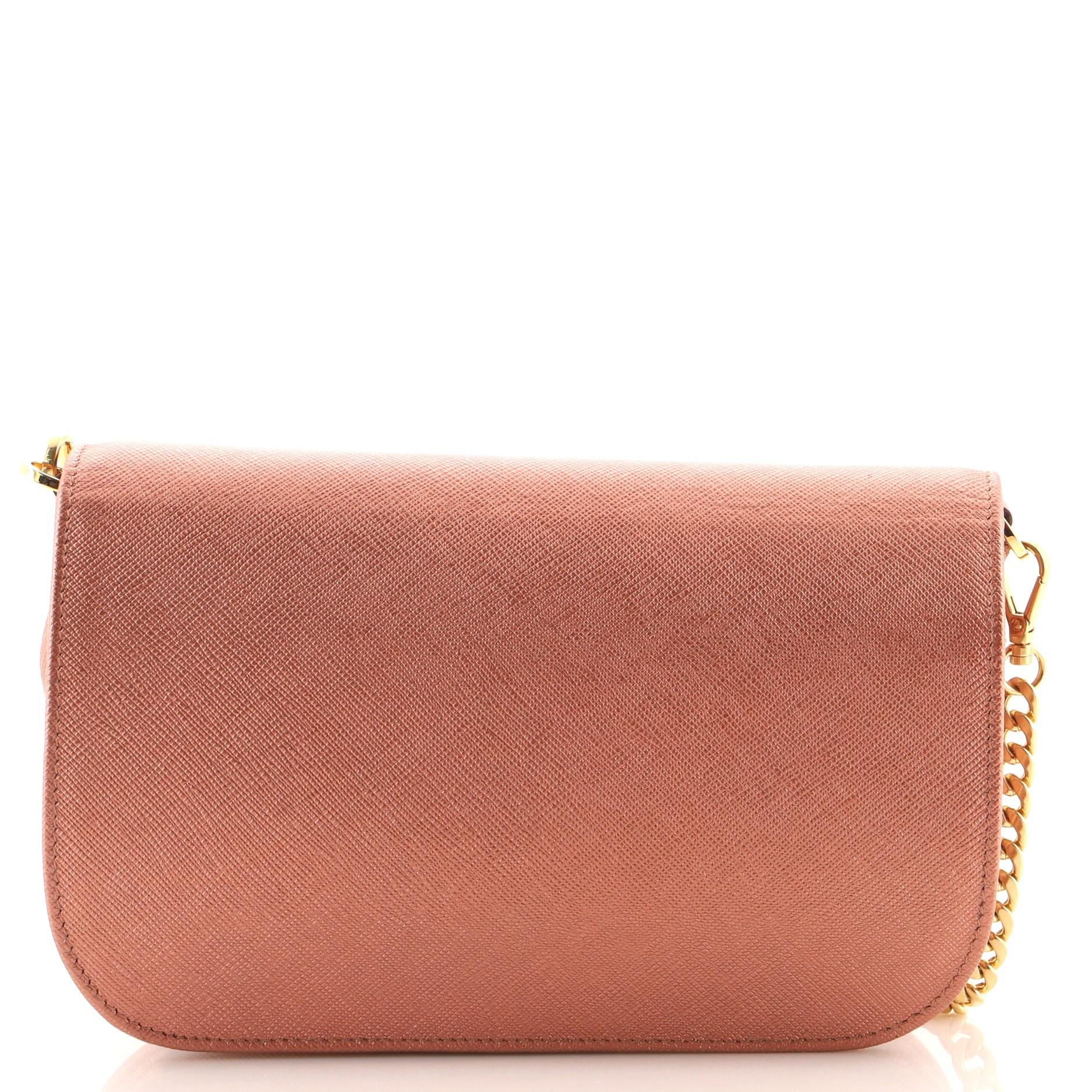 saffiano clutch with flap