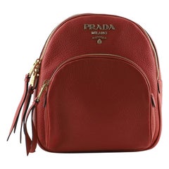 Prada Convertible Front Pocket Backpack Vitello Daino Small