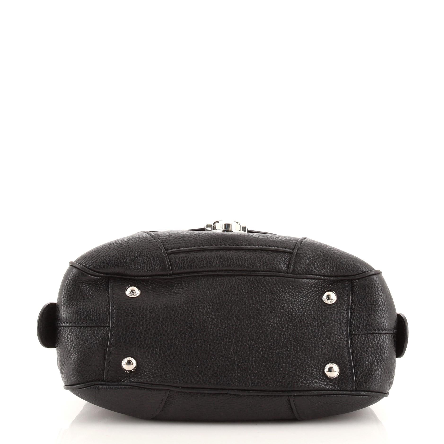 Women's or Men's Prada Convertible Front Pocket Boston Bag Vitello Daino Small