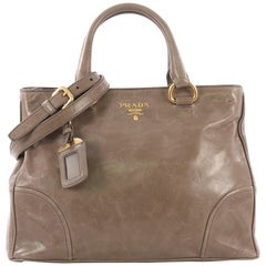Prada Convertible Open Tote Glace Calf Medium