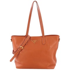 Prada Convertible Open Tote Saffiano Leather Medium Prada Convertible Open Tote Saffiano Leather Medium