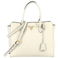 Prada Convertible Open Tote Saffiano Leather Small