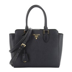 Prada Convertible Open Tote Saffiano Leather Small