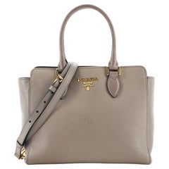 Prada Convertible Open Tote Saffiano Leather Small