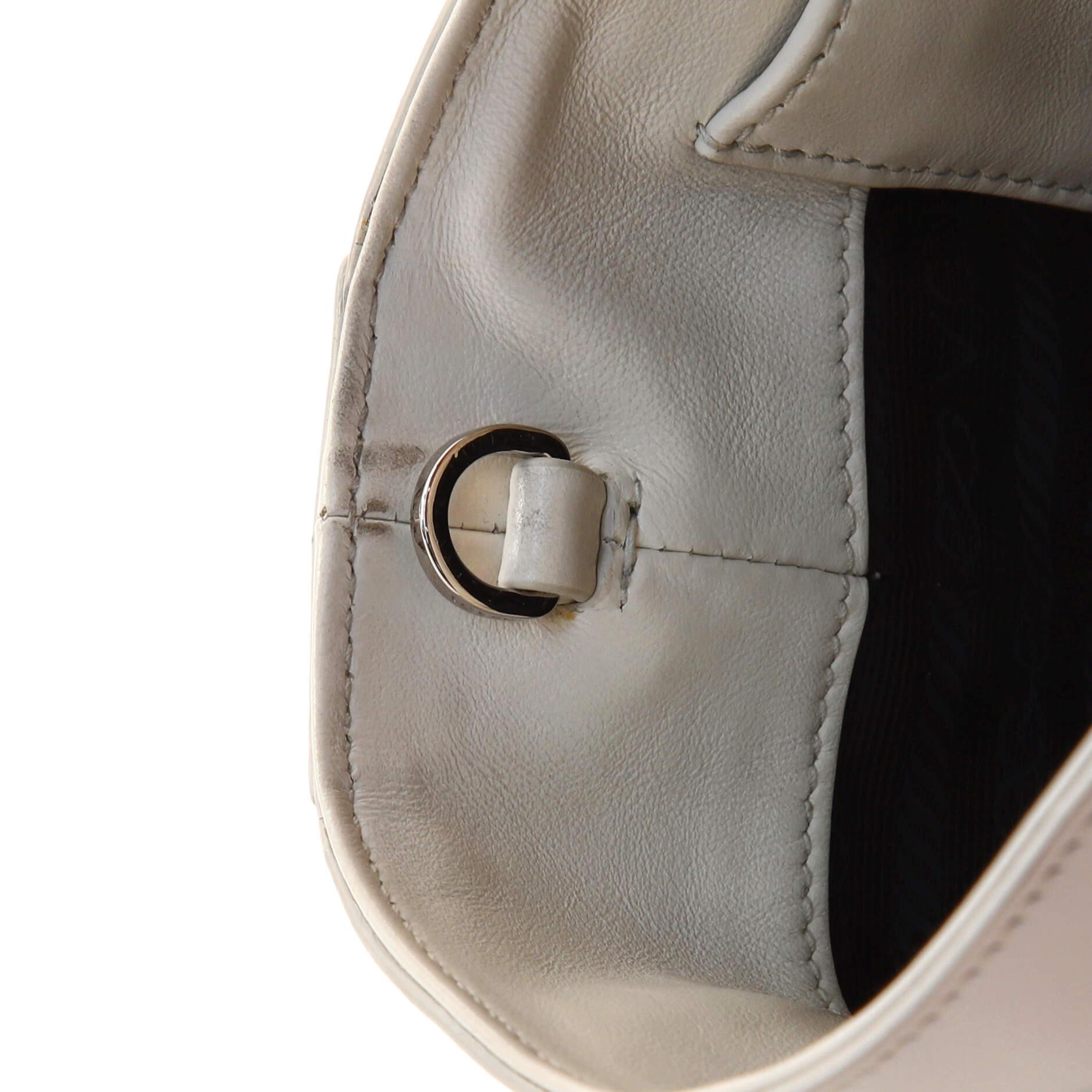 Prada Convertible Open Tote Spazzolato Leather Mini 1