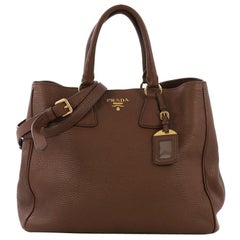 Prada Convertible Open Tote Vitello Daino Medium